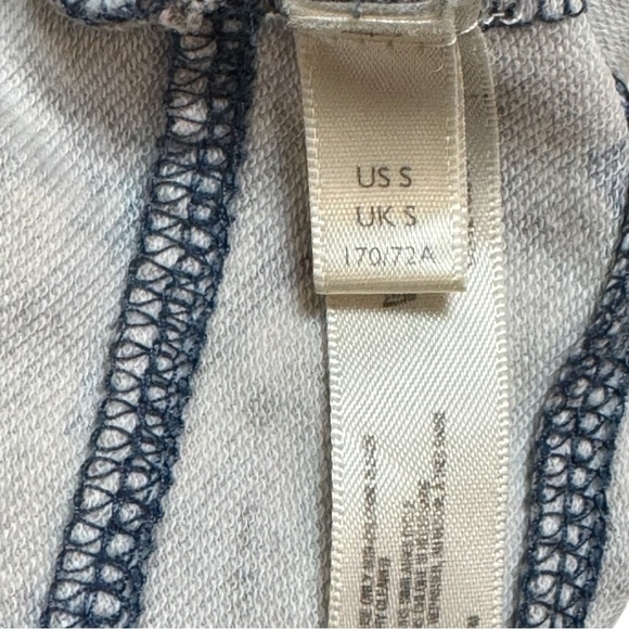 Anthropologie Saturday/Sunday Floral Knit Jogger Pants Blue Size Small EUC - Picture 5 of 5